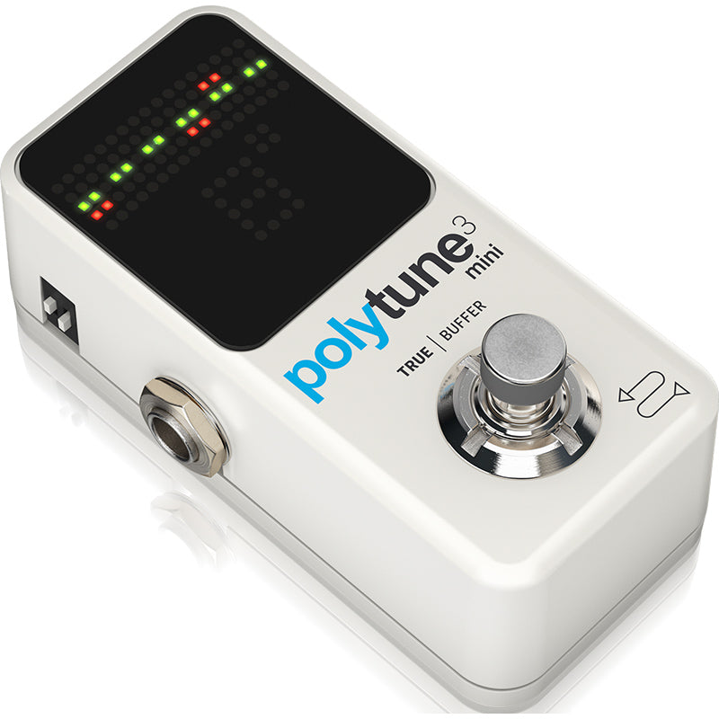 TC electronic polythene 3 mini ; TC Electronic Polytune 3 Mini left ; TC Electronic Polytune 3 Mini right