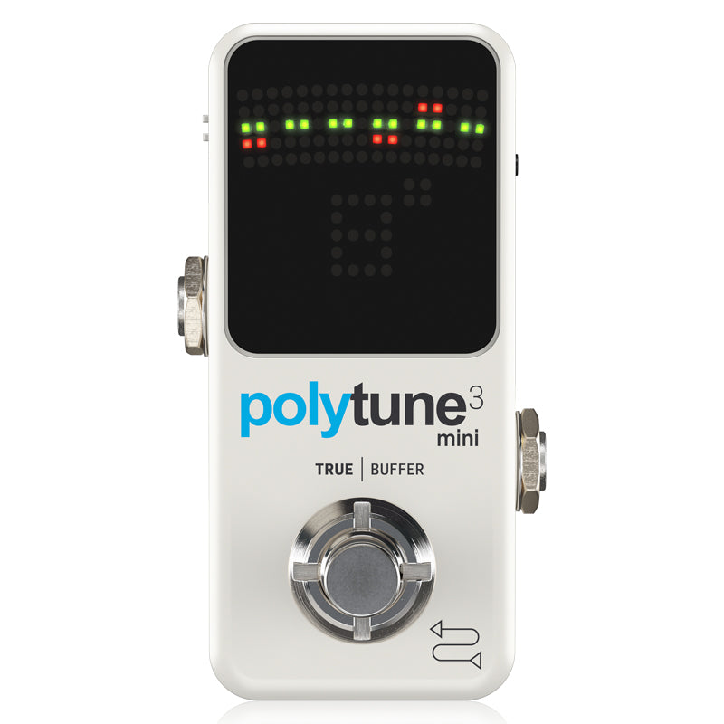 TC electronic polythene 3 mini ; TC Electronic Polytune 3 Mini left ; TC Electronic Polytune 3 Mini right