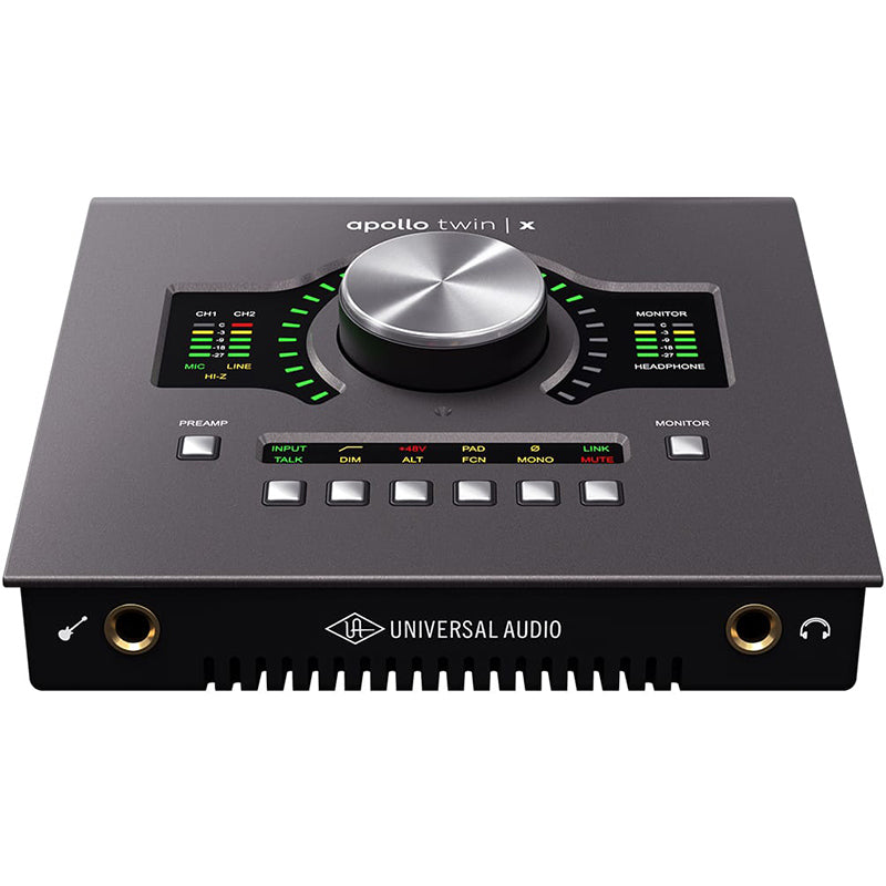 Universal Audio Apollo Twin X DUO front ; Universal Audio Apollo Twin X DUO angle ; Universal Audio Apollo Twin X DUO Heritage Edition Audio Interface ; Universal Audio Apollo Twin X DUO Heritage Edition Audio Interface ; Universal Audio Apollo Twin X DUO Heritage Edition Audio Interface ; Universal Audio Apollo Twin X DUO Heritage Edition Audio Interface ; Universal Audio Apollo Twin X DUO Heritage Edition Audio Interface ; Universal Audio Apollo Twin X DUO back