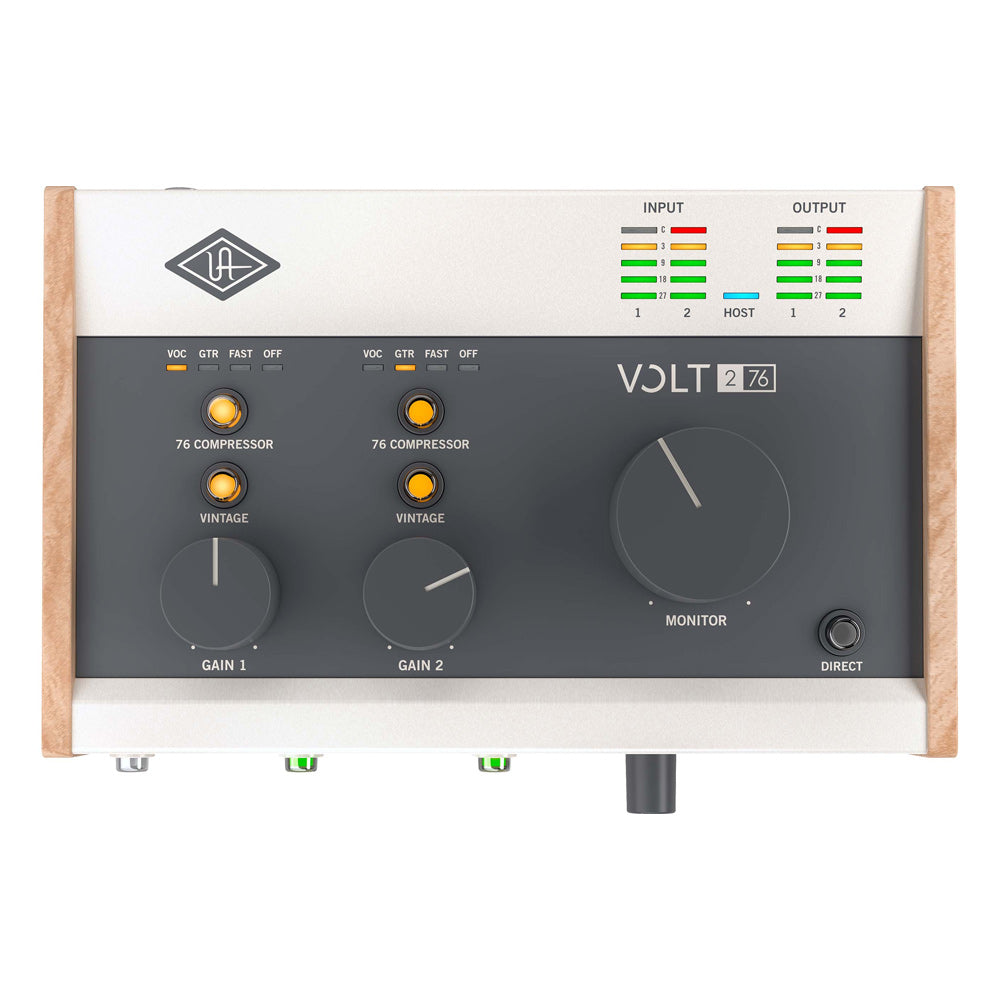 Universal Audio Volt 276 Interface ; UA VOLT 276 FRONT ; UA VOLT 276 TOP{