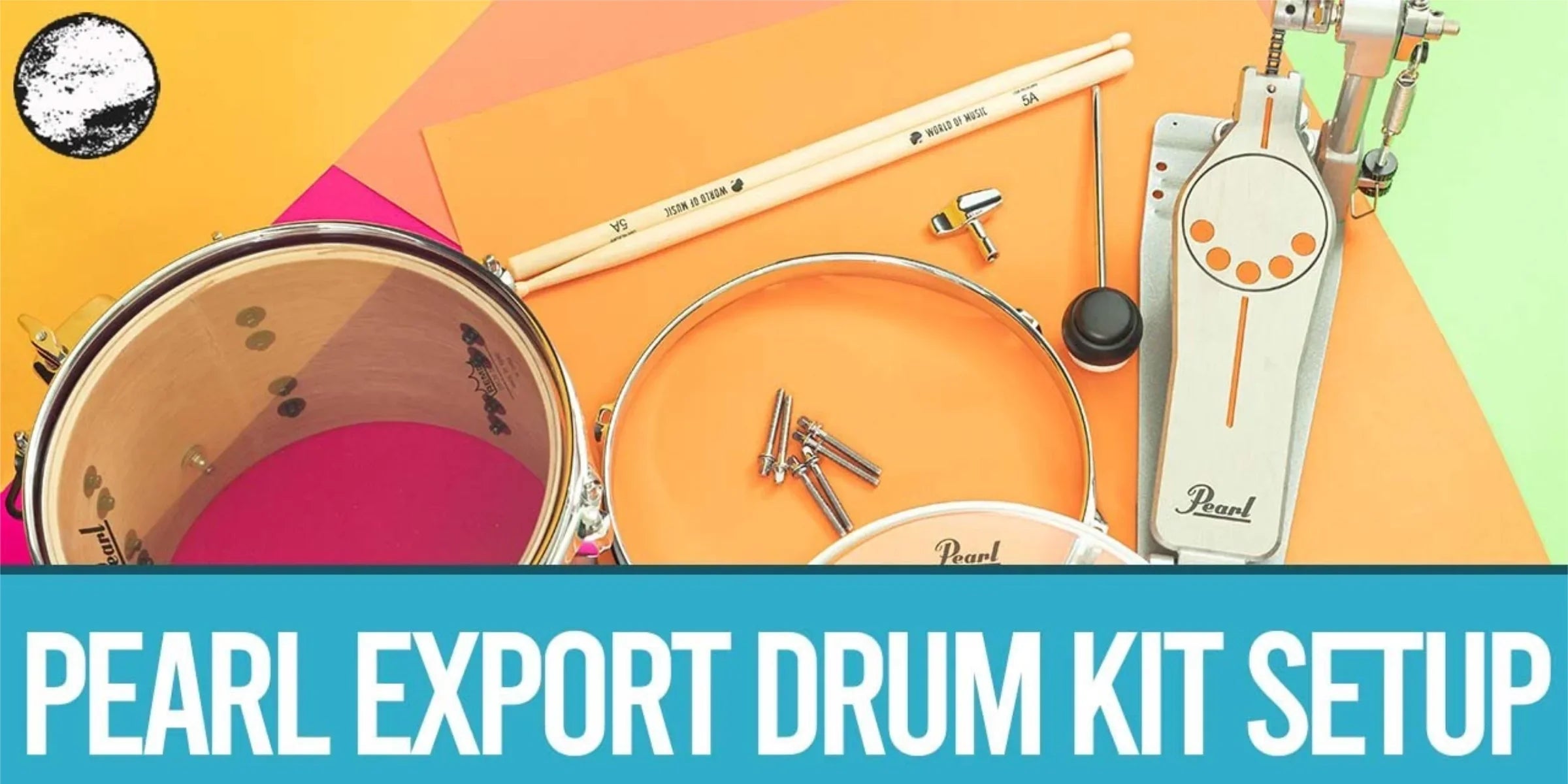 Pearl Export Drum Kit Unboxing and Setup