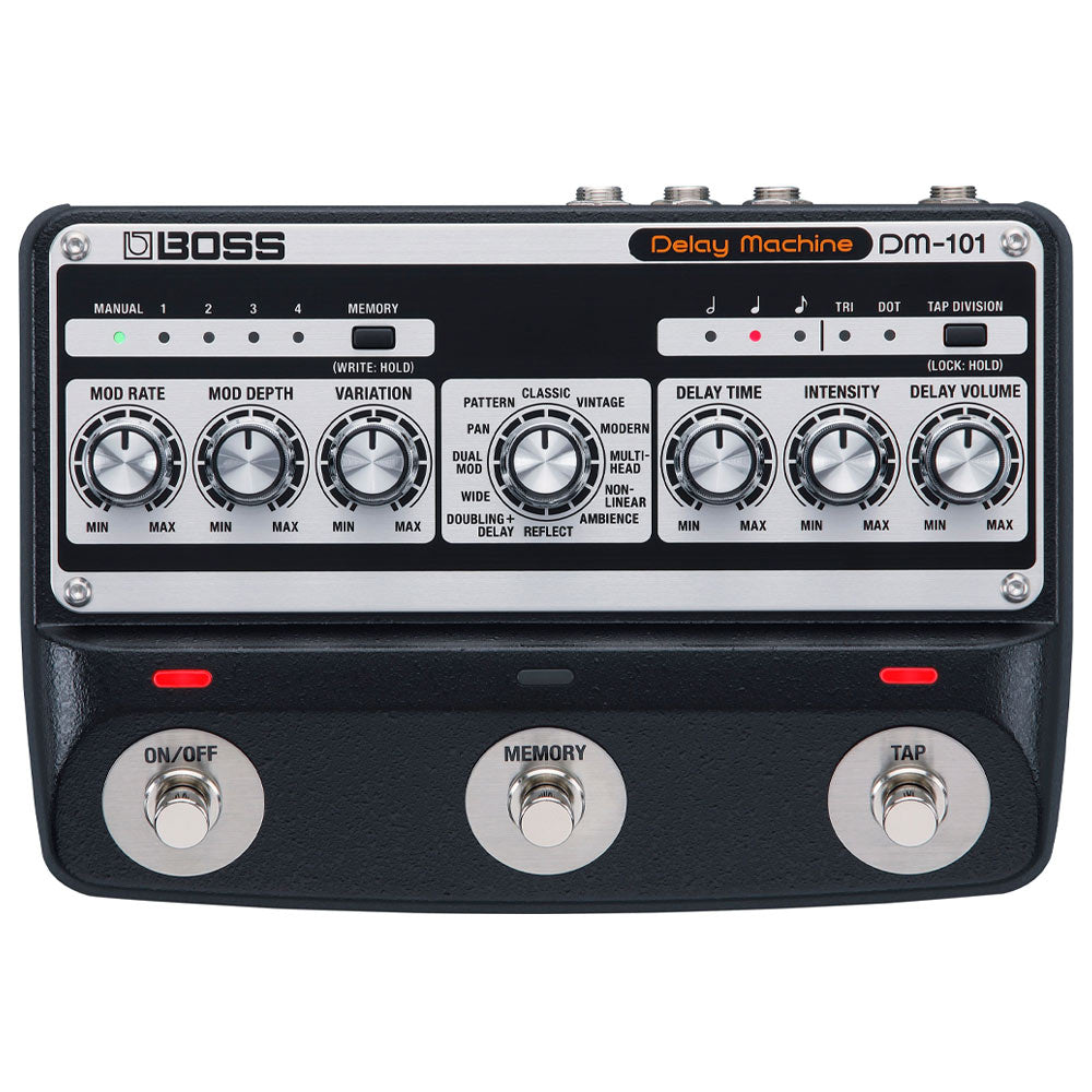 Boss DM-101 Delay Machine ; Boss DM-101 Delay Machine Angle ; Boss DM-101 Delay Machine Rear