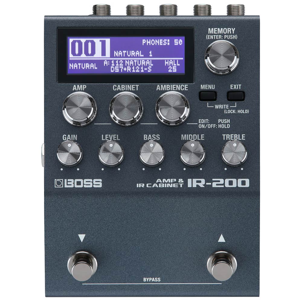 Boss IR200 Above ; Boss IR200 Side ; Boss IR200 Rear