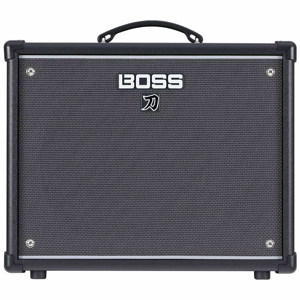 Boss KATANA 50 EX Gen 3 Guitar Amplifier Front ; Boss KATANA 50 EX Gen 3 Guitar Amplifier Top ; Boss KATANA 50 EX Gen 3 Guitar Amplifier Rear