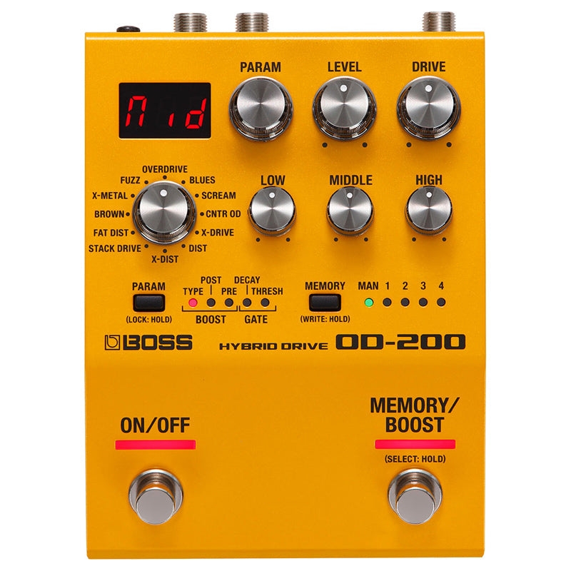 Boss OD200 ; Boss OD-200 Hybrid Drive ; Boss OD-200 Hybrid Drive
