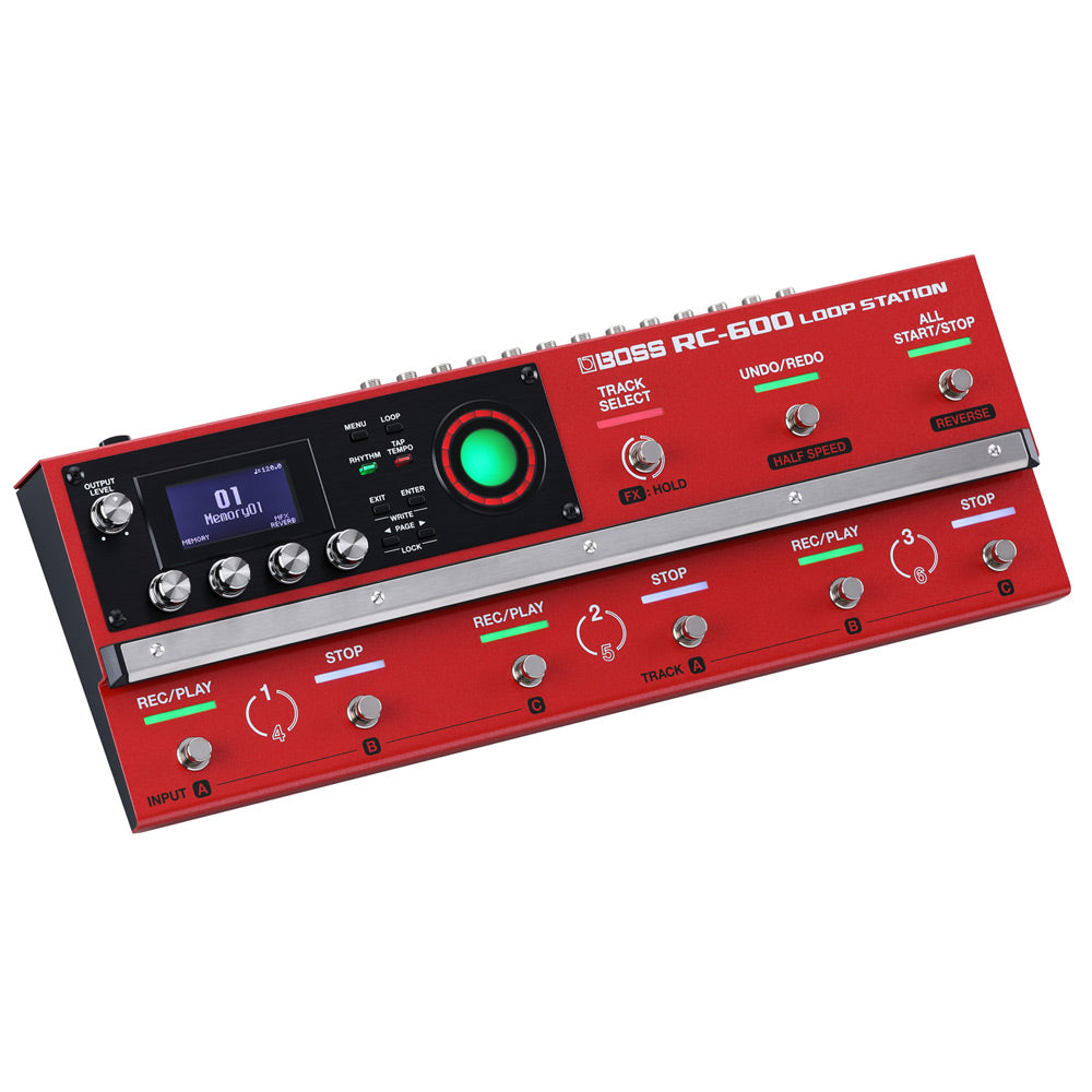 Boss RC-600 Top ; Boss RC-600 Profile ; Boss RC-600 Rear