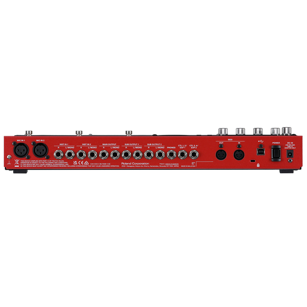 Boss RC-600 Top ; Boss RC-600 Profile ; Boss RC-600 Rear