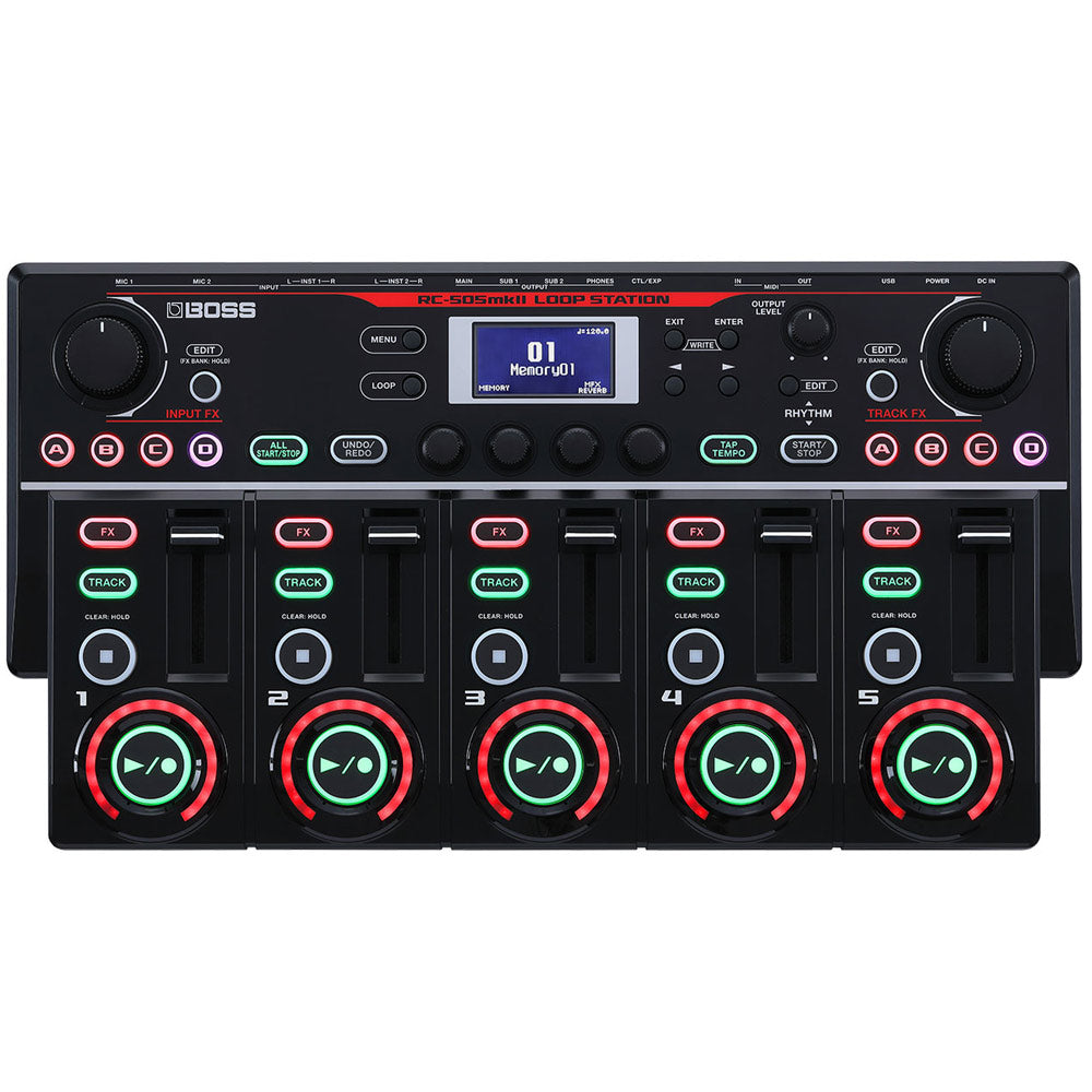 Boss RC505 MKII Front ; Boss RC505 MKII Rear
