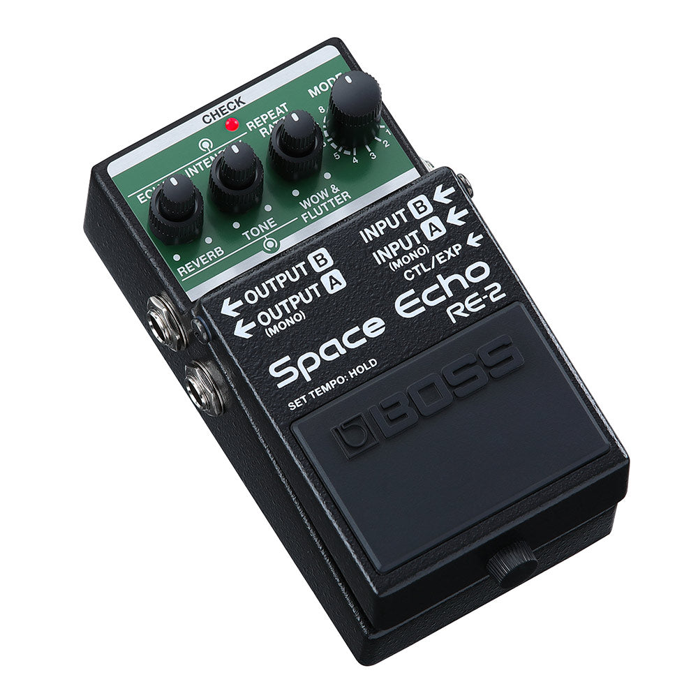 Boss RE-2 Space Echo Front ; Boss RE-2 Space Echo Above ; Boss RE-2 Space Echo Rear