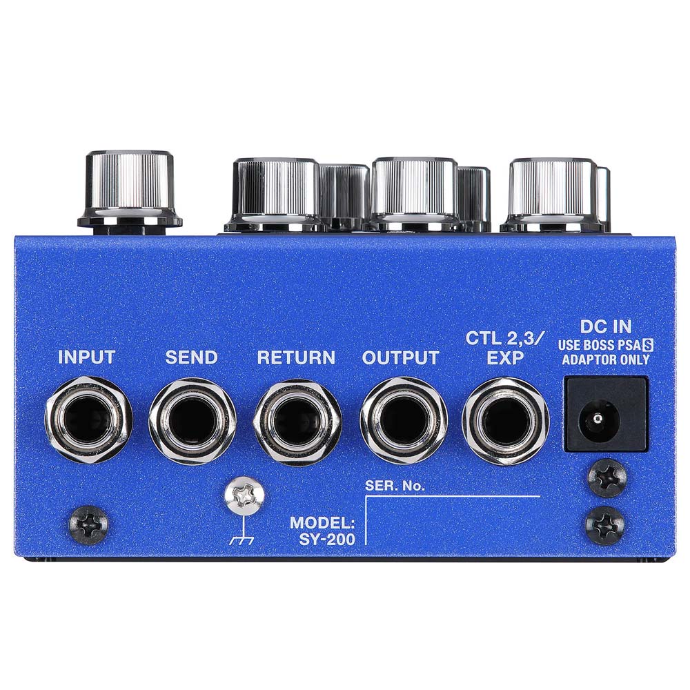 Boss SY200 Top ; Boss SY200 Side ; Boss SY200 Rear