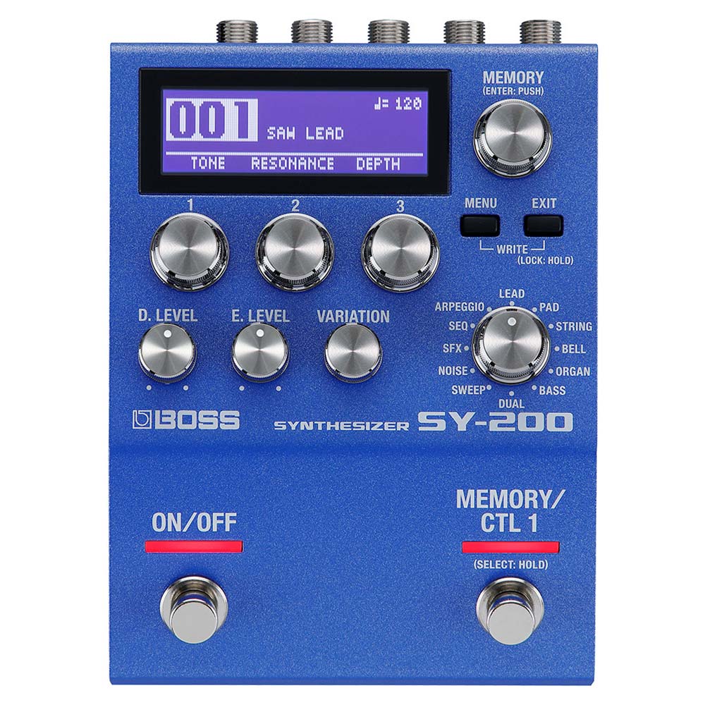 Boss SY200 Top ; Boss SY200 Side ; Boss SY200 Rear