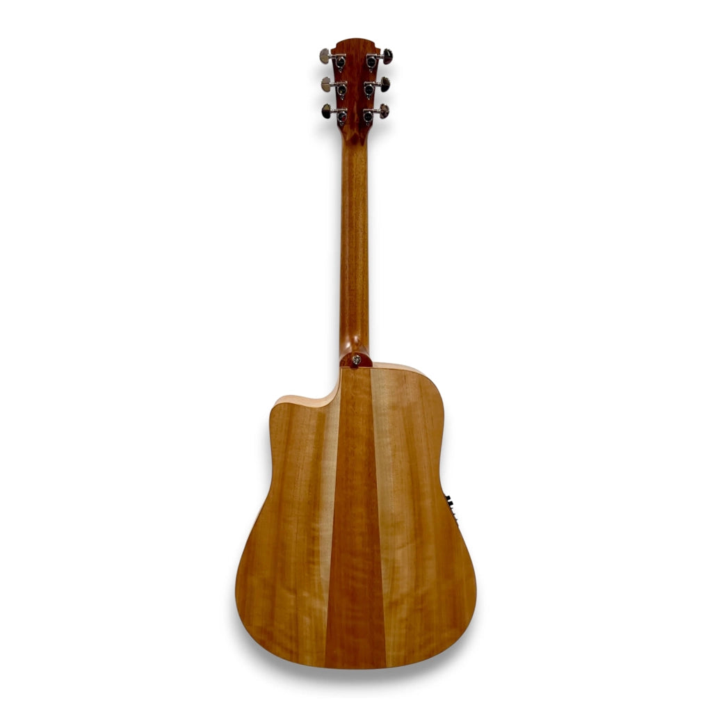 Cole Clark Studio FL1EC Redwood Maple Dreadnought Acoustic Guitar