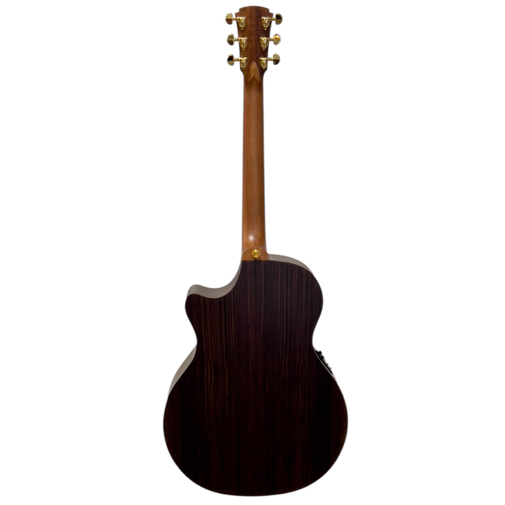 Cole Clark Recording AN2EC All Rosewood Body View ; Cole Clark Recording AN2EC All Rosewood Full View ; Cole Clark Recording AN2EC All Rosewood Back View