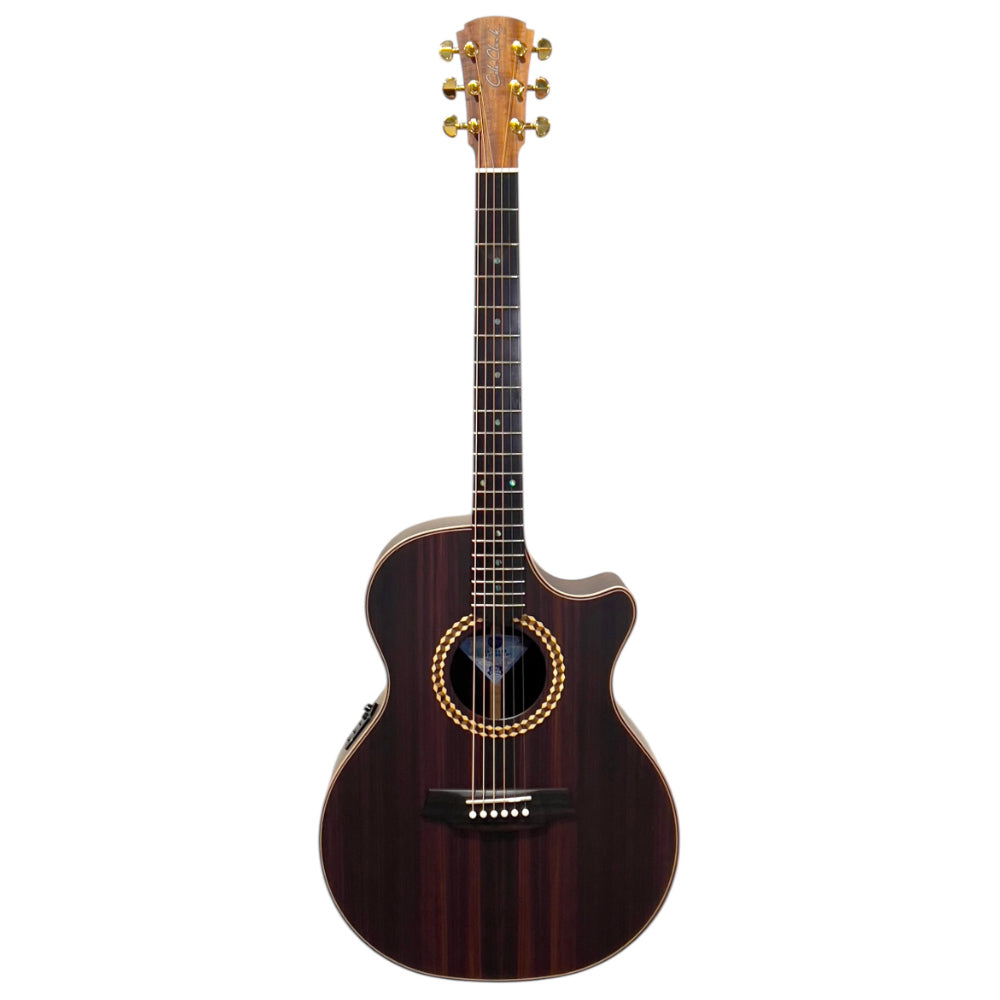 Cole Clark Recording AN2EC All Rosewood Body View ; Cole Clark Recording AN2EC All Rosewood Full View ; Cole Clark Recording AN2EC All Rosewood Back View