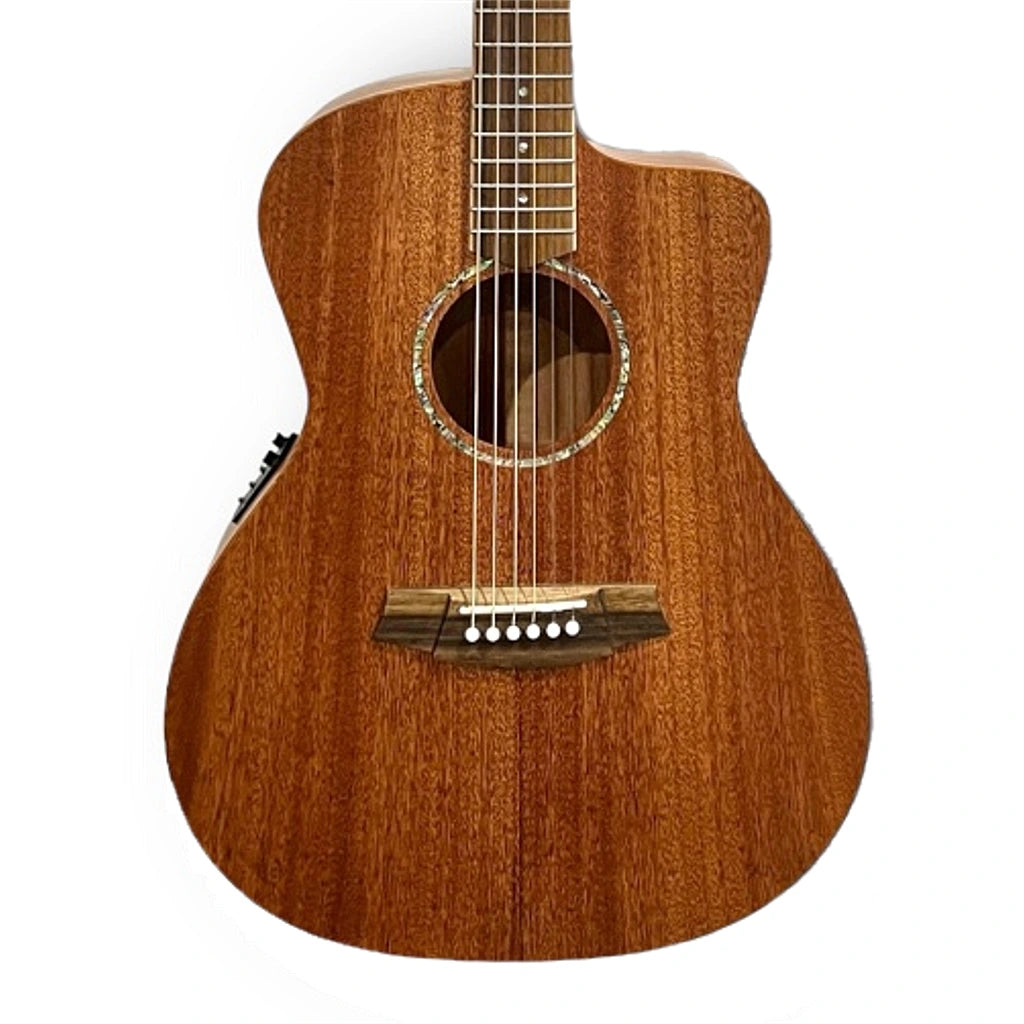 Cole Clark Studio AN1EC All-Mahogany Grand Auditorium Acoustic Guitar