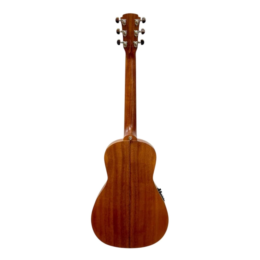 Cole Clark Studio PM1E All-Mahogany Parlour Mini Acoustic Guitar