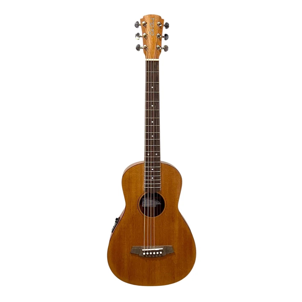 Cole Clark Studio PM1E All-Mahogany Parlour Mini Acoustic Guitar