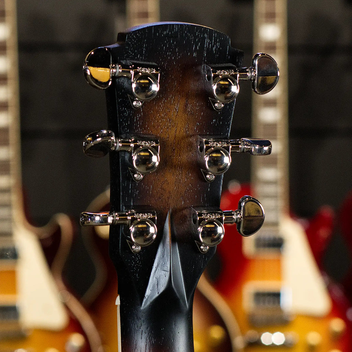 Cole Clark Studio Thinline TL1EC All-Mahogany HSS Acoustic Guitar (Sunburst)