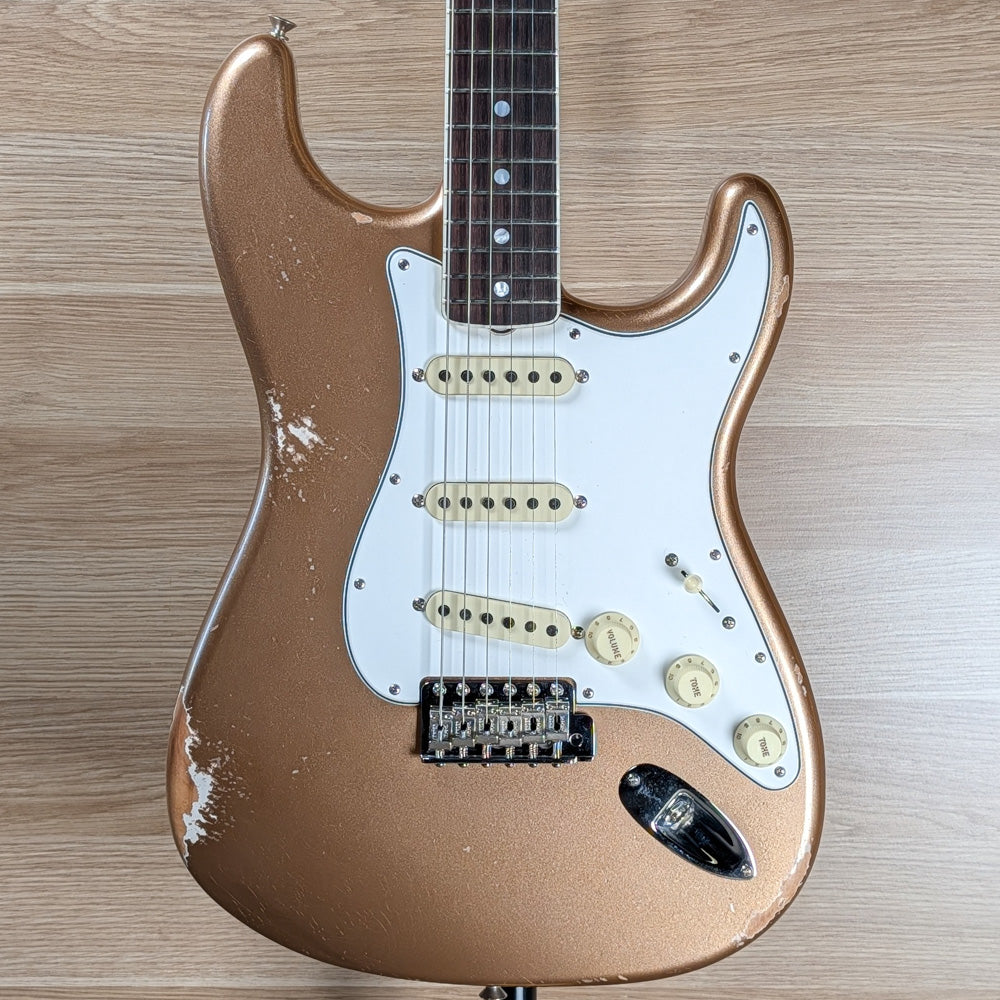 Fender Custom Shop 1967 Stratocaster Relic w/ Closet Classic Hardware (Aged Faded Metallic Gold) ; Fender Custom Shop 1967 Stratocaster Relic w/ Closet Classic Hardware (Aged Firemist Gold) ; Fender Custom Shop 1967 Stratocaster Relic w/ Closet Classic Hardware (Aged Firemist Gold) ; Fender Custom Shop 1967 Stratocaster Relic w/ Closet Classic Hardware (Aged Firemist Gold)