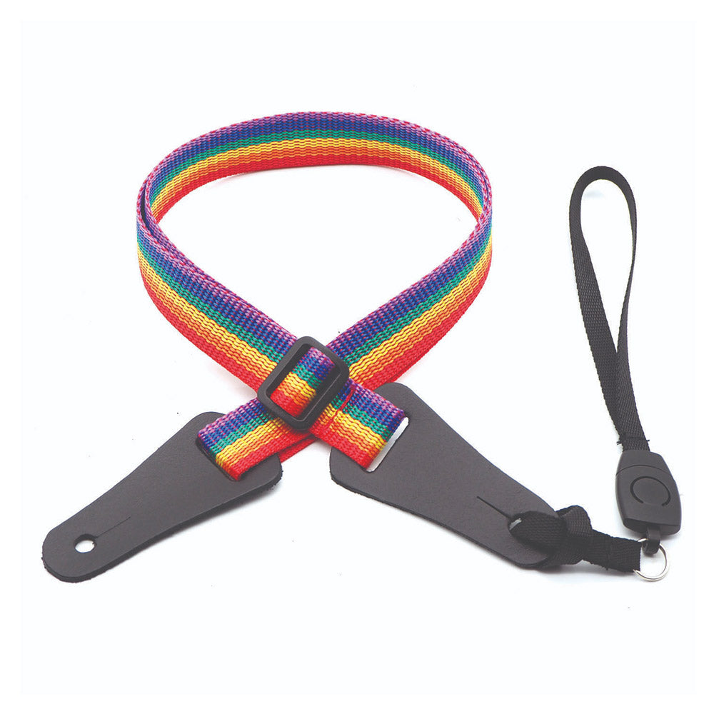DSL POLY Ukulele Strap Rainbow