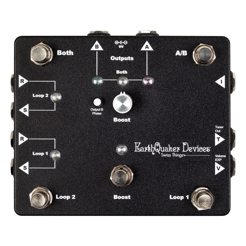 Earthquaker Devices Swiss Things ; Earthquaker Devices Swiss Things Pedalboard Reconciler