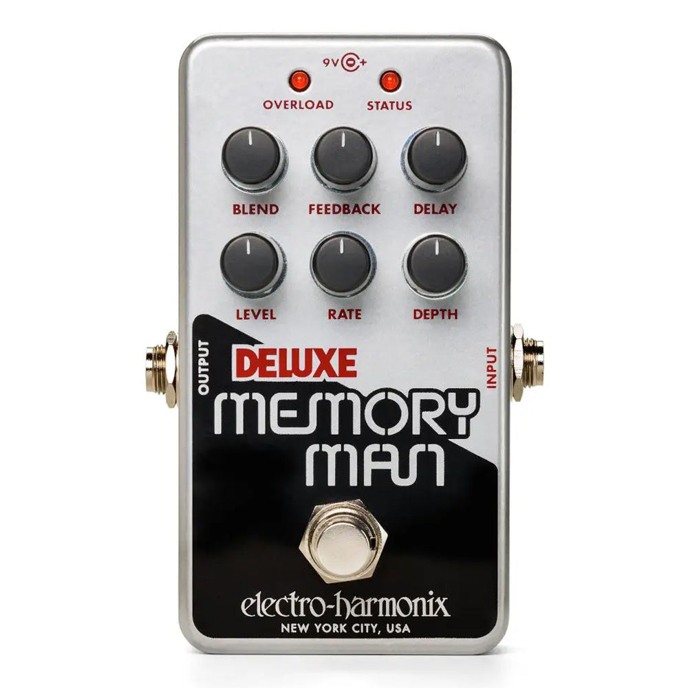Electro Harmonix Nano Deluxe Memory Man ; Electro Harmonix Nano Deluxe Memory Man Left Side ; Electro Harmonix Nano Deluxe Memory Man Right Side ; Electro Harmonix Nano Deluxe Memory Man Top