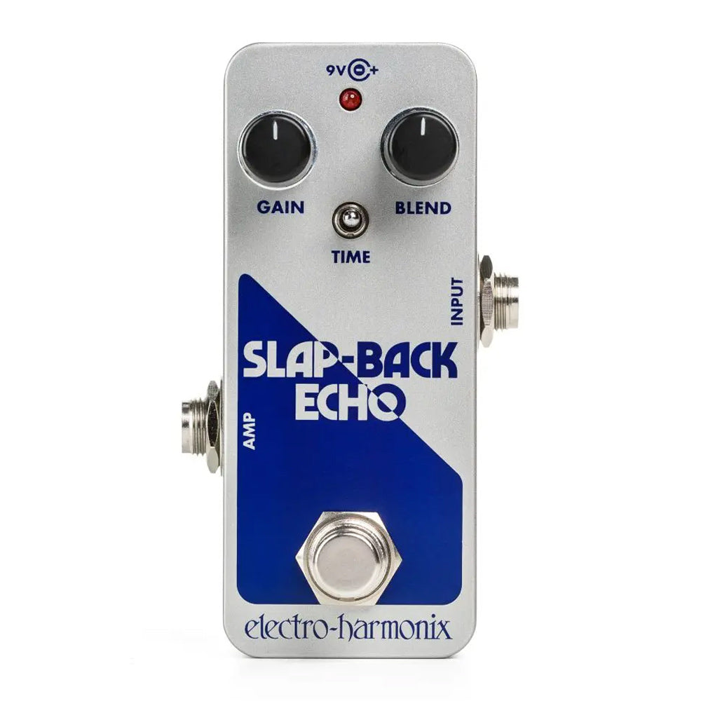 Electro Harmonix Slap-Back Echo ; Electro Harmonix Slap-Back Echo Left Side ; Electro Harmonix Slap-Back Echo Right Side ; Electro Harmonix Slap-Back Echo Top