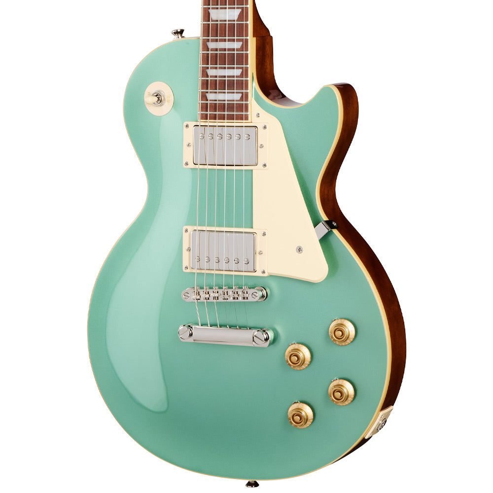 Epiphone Les Paul Standard '50s Inverness green body view ; Epiphone Les Paul Standard '50s Inverness green full view ; Epiphone Les Paul Standard '50s Inverness green back view