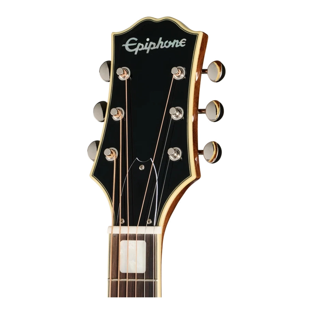 Epiphone Marcus King Signature El Dorado Acoustic Guitar (Antique Natural) Headstock