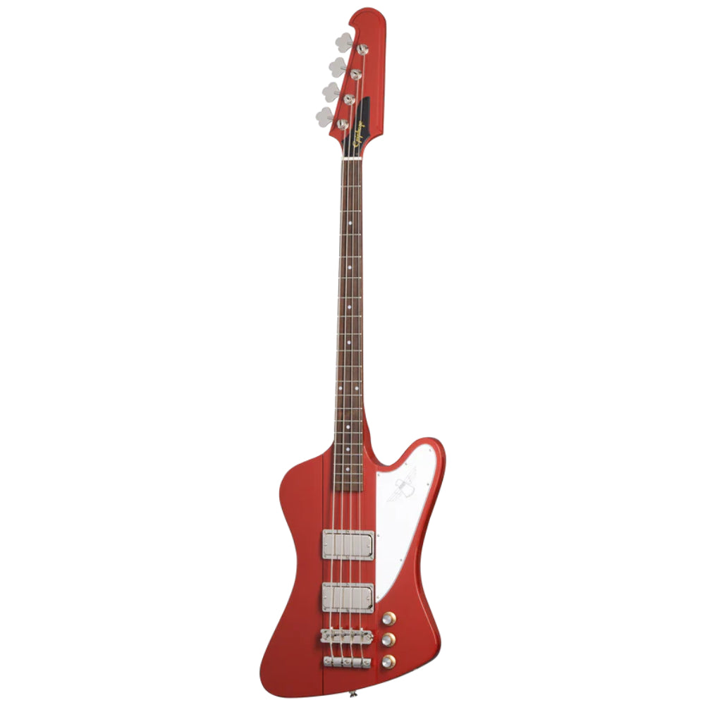 Epiphone Thunderbird '64 Ember Red Body View ; Epiphone Thunderbird '64 Ember Red Full View ; Epiphone Thunderbird '64 Ember Red Back View