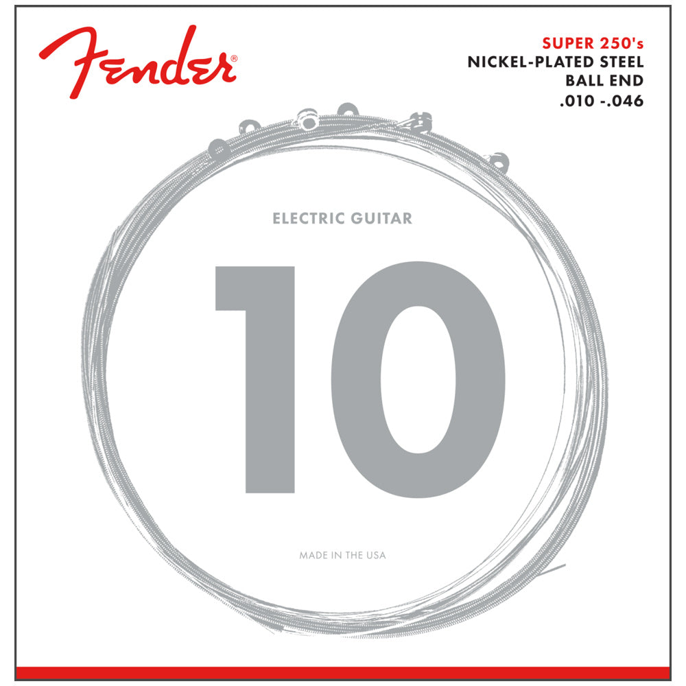 Fender Super 250 Electric Guitar Strings 10-46