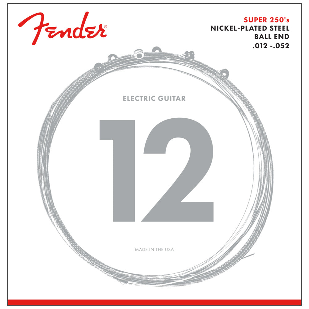 Fender Super 250 Electric Guitar Strings 12-52