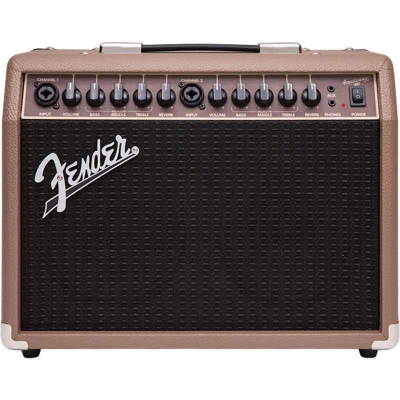 Fender Acoustasonic 40 Acoustic Amp front ; Fender Acoustasonic 40 Acoustic Amp