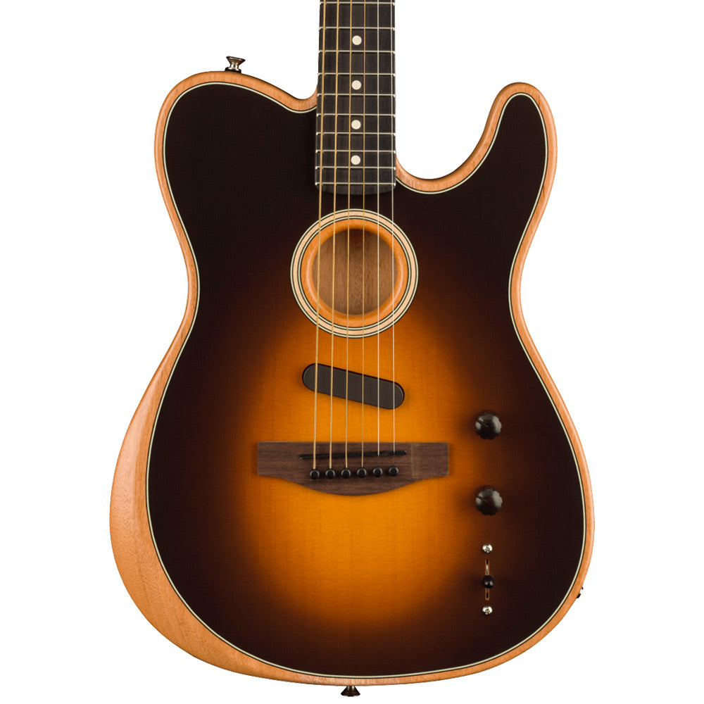 Fender Acoustasonic Player Telecaster Shadow Burst Front ; Fender Acoustasonic Player Telecaster Shadow Burst Full