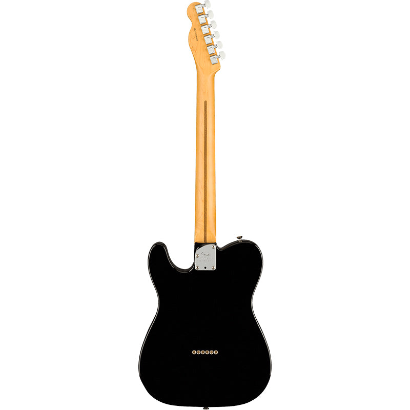 Fender American Professional II Telecaster Black body ; Fender American Professional II Telecaster Black all ; Fender American Professional II Telecaster Black back