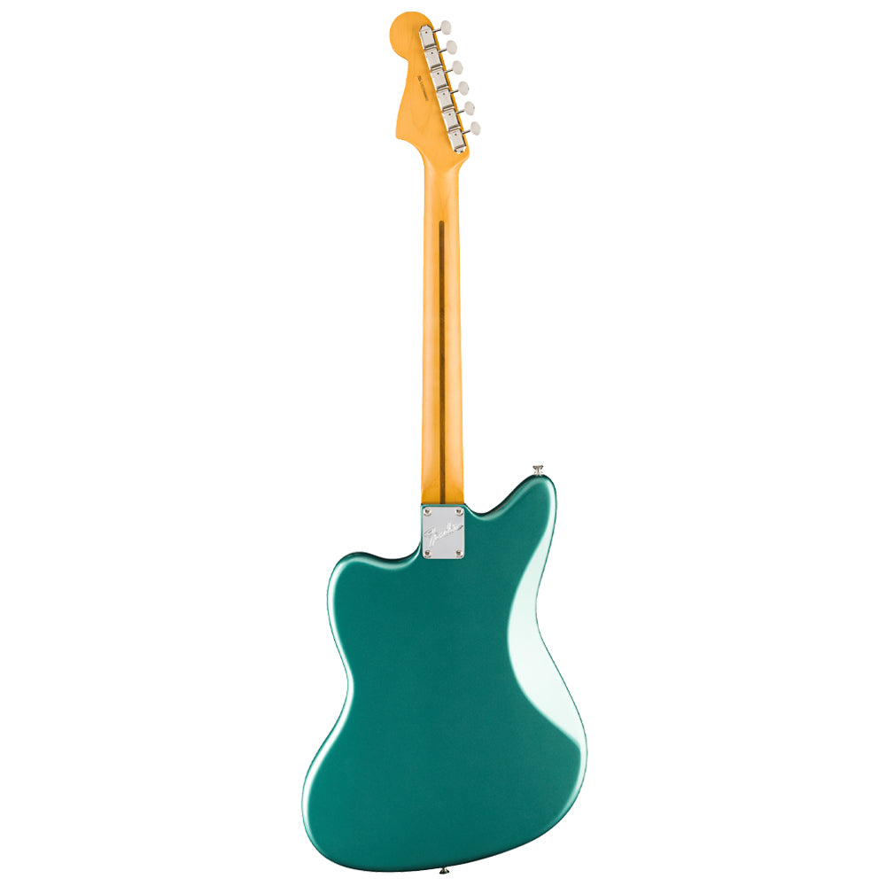 Fender American Professional Classic Jazzmaster Faded Sherwood Green Metallic Close view ; Fender American Professional Classic Jazzmaster Faded Sherwood Green Metallic full view ; Fender American Professional Classic Jazzmaster Faded Sherwood Green Metallic back view