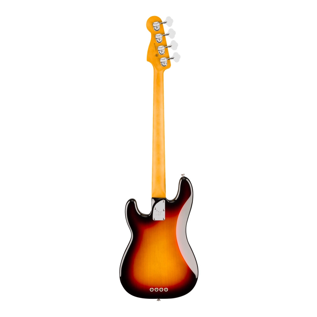 Fender American Professional Precision Bass Rosewood Fingerboard (3-Colour Sunburst) Back View