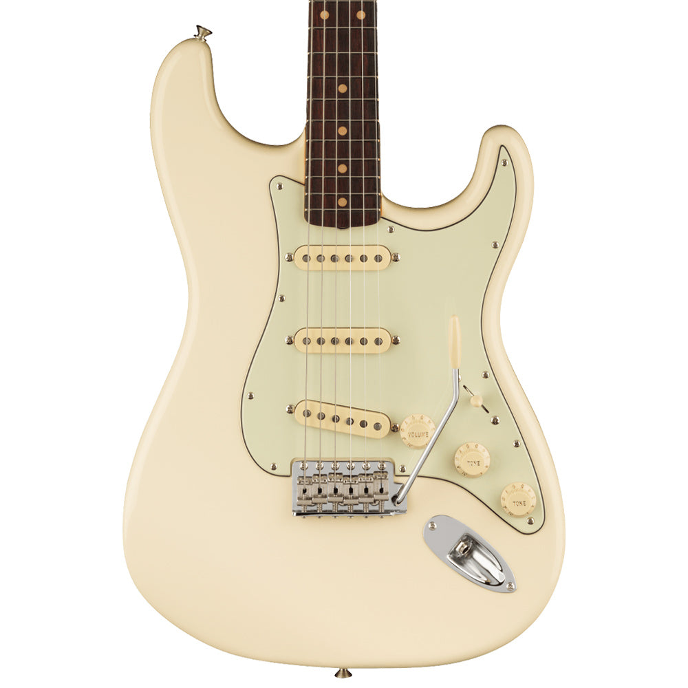 Fender American Vintage II 1961 Stratocaster Olympic White Electric Guitar Front ; Fender American Vintage II 1961 Stratocaster Olympic White Electric Guitar Full