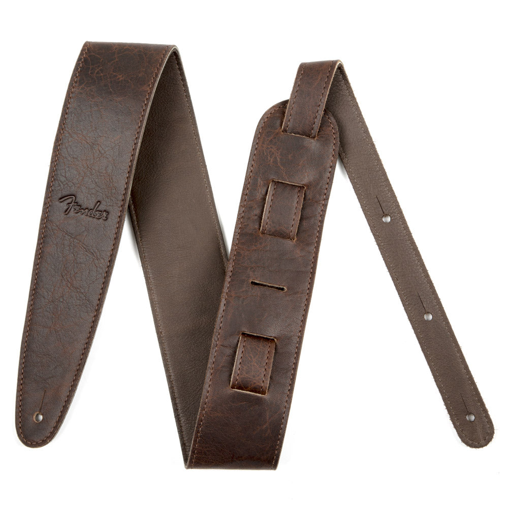 Fender Artisan Leather Strap 2.5" Brown