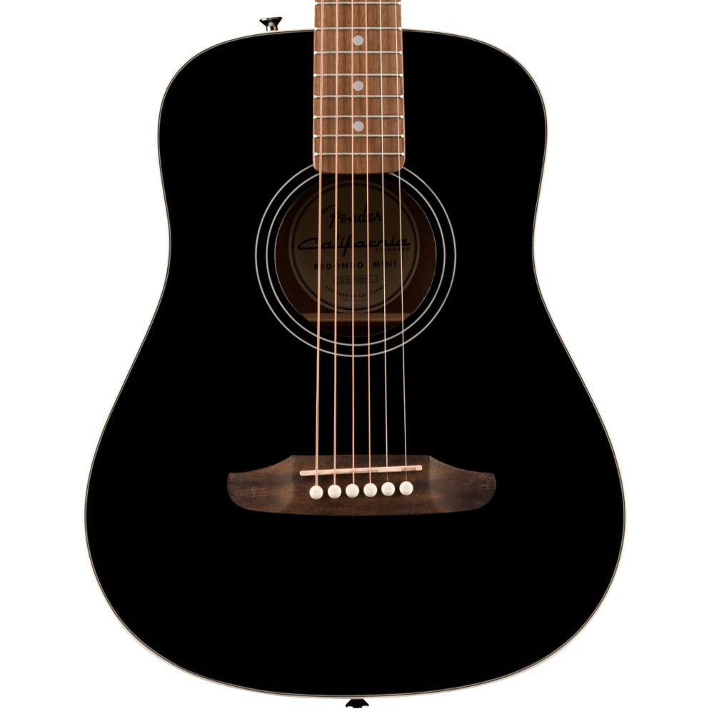 Fender California Standard Redondo Mini Black Body View ; Fender California Standard Redondo Mini Black Body View ; Fender California Standard Redondo Mini Black Back View
