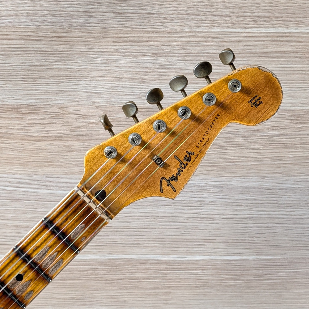 Fender Custom Shop 1957 Stratocaster Heavy Relic (Aged Surf Green) ; Fender Custom Shop 1957 Stratocaster Heavy Relic (Aged Surf Green) ; Fender Custom Shop 1957 Stratocaster Heavy Relic (Aged Surf Green) ; Fender Custom Shop 1957 Stratocaster Heavy Relic (Aged Surf Green)