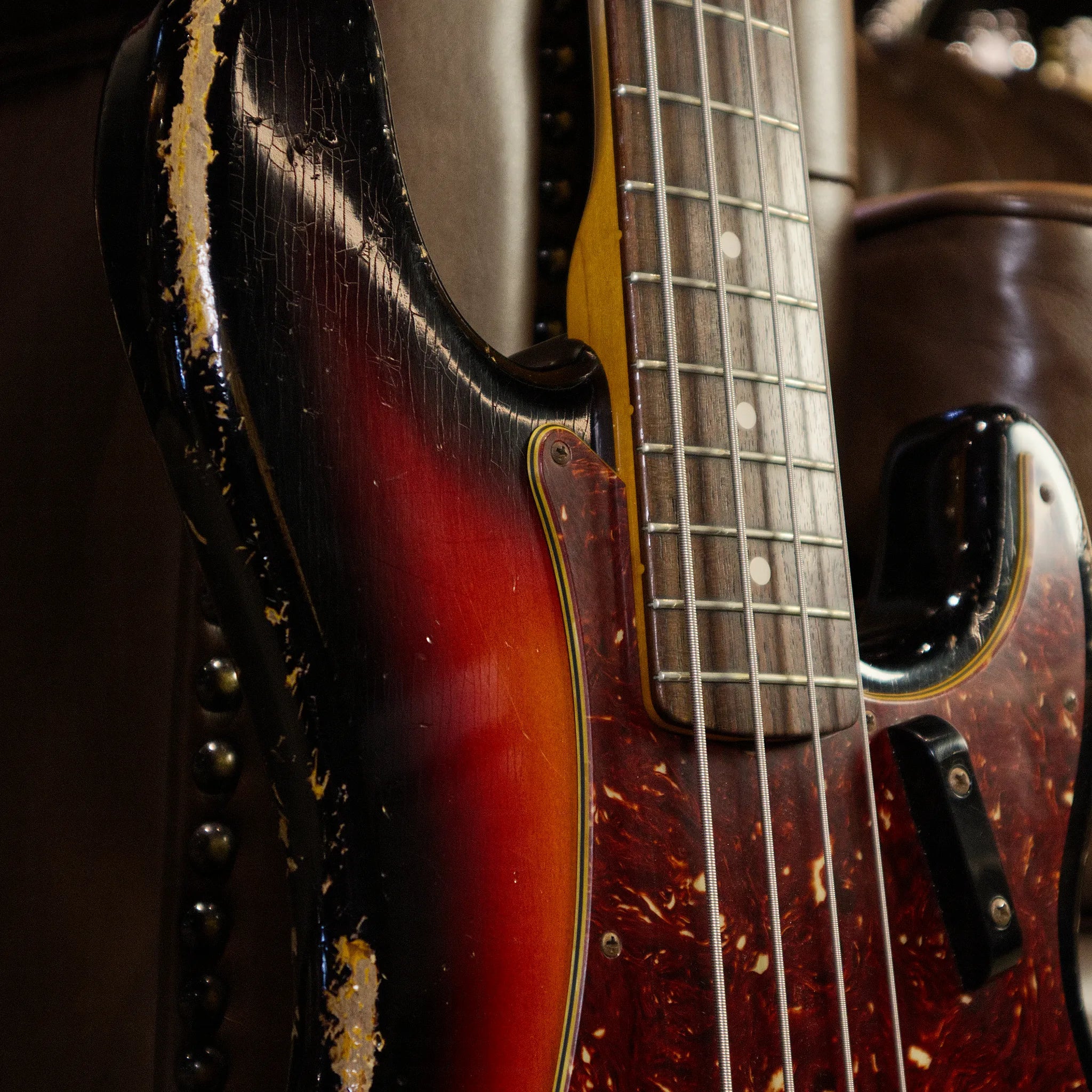 Pre-Owned 2014 Fender Custom Shop 1964 L-Series Precision Bass (Bleached 3-Colour Sunburst)