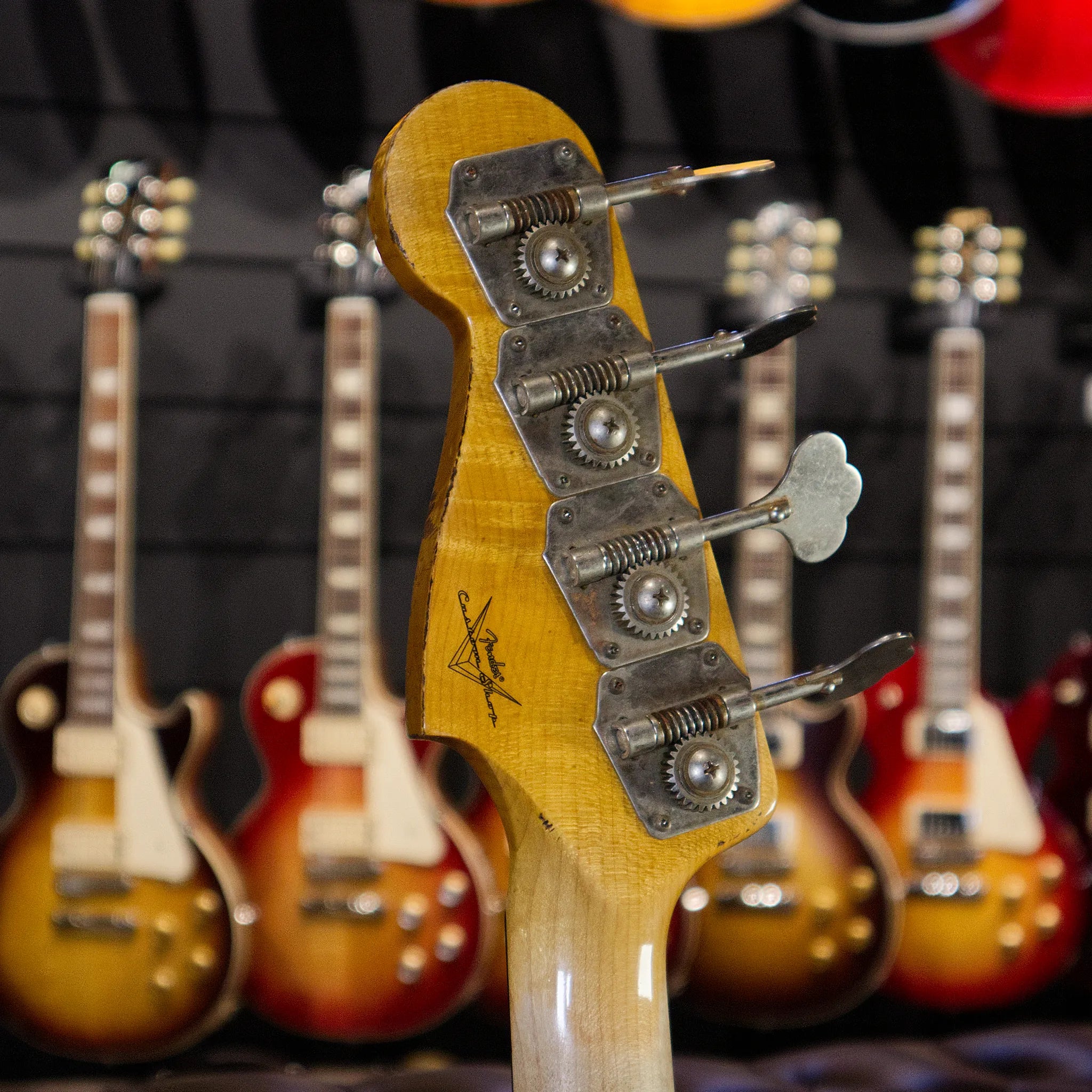 Pre-Owned 2014 Fender Custom Shop 1964 L-Series Precision Bass (Bleached 3-Colour Sunburst)