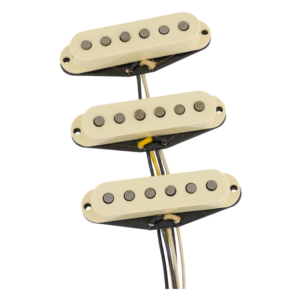 Fender Custom Shop Ancho Poblano Stratocaster Pickup Set Main View ; Fender Custom Shop Ancho Poblano Stratocaster Pickup Set Back View
