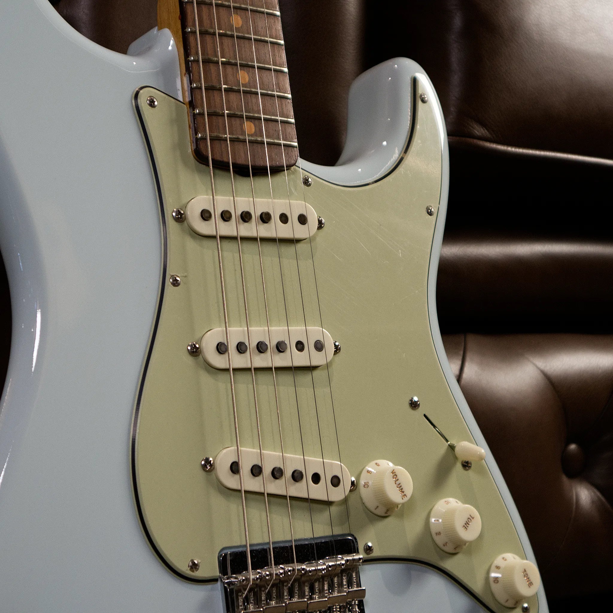 Fender Custom Shop Vintage Custom '59 Hardtail Stratocaster (Faded Aged Sonic Blue)