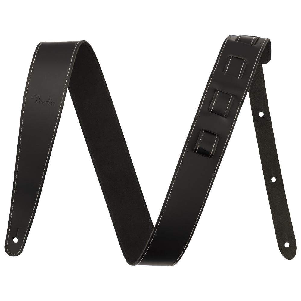 Fender Essentials Leather Strap 2" Black