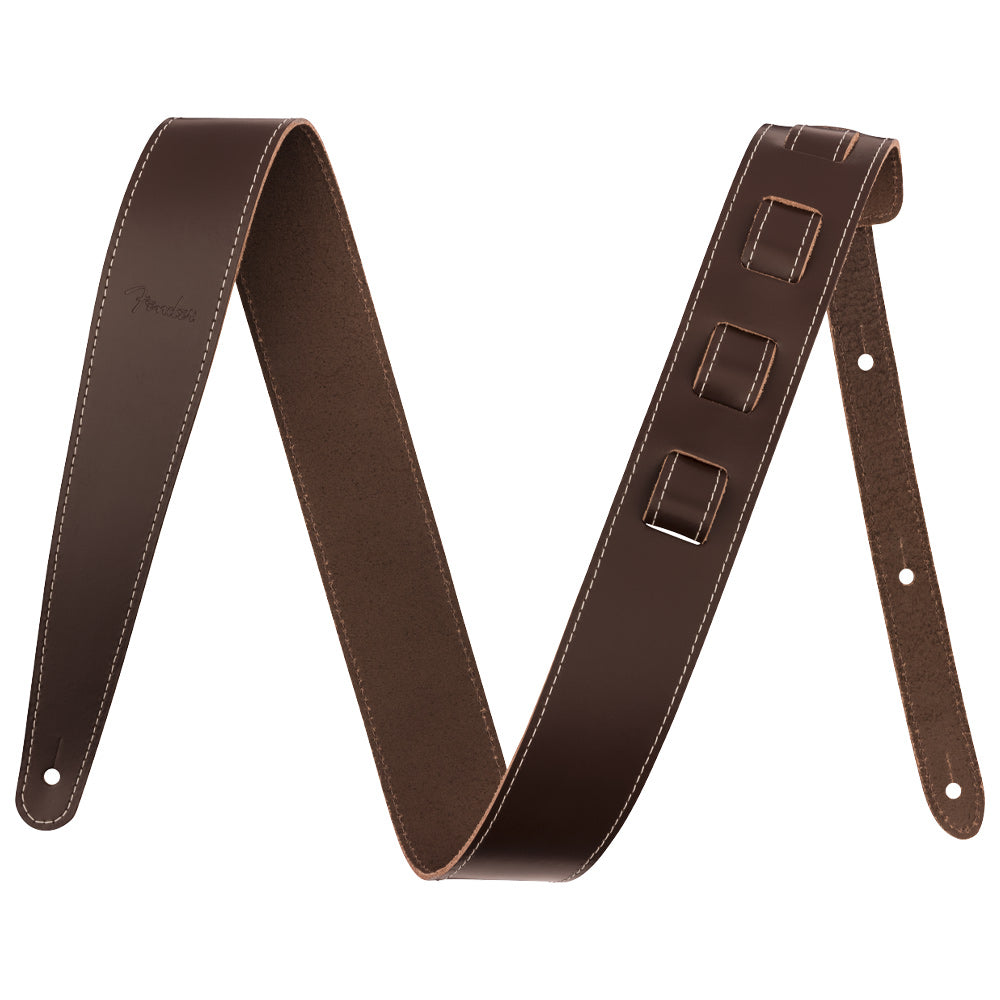 Fender Essentials Leather Strap 2" Brown