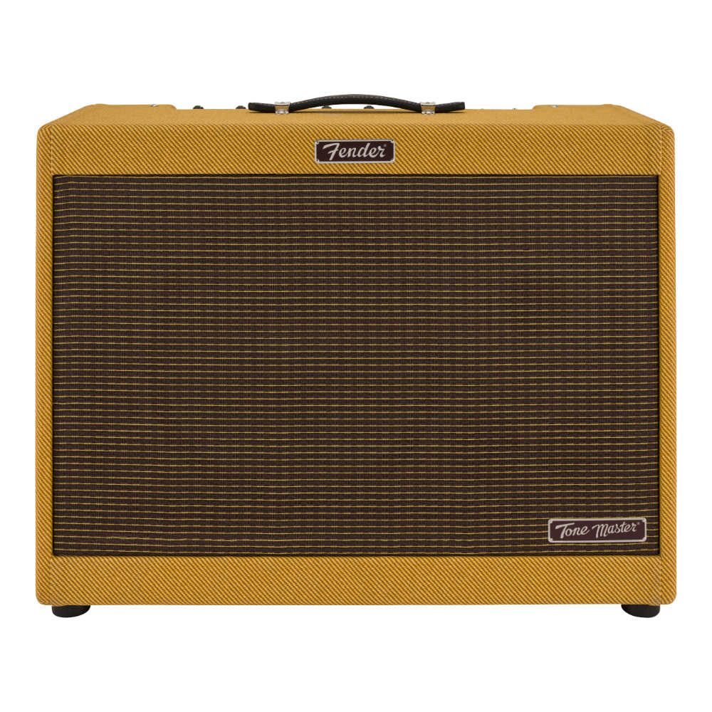 Fender FR-12 Full Range Cabinet Tweed Front View ; Fender FR-12 Full Range Cabinet Tweed Top View ; Fender FR-12 Full Range Cabinet Tweed Back View