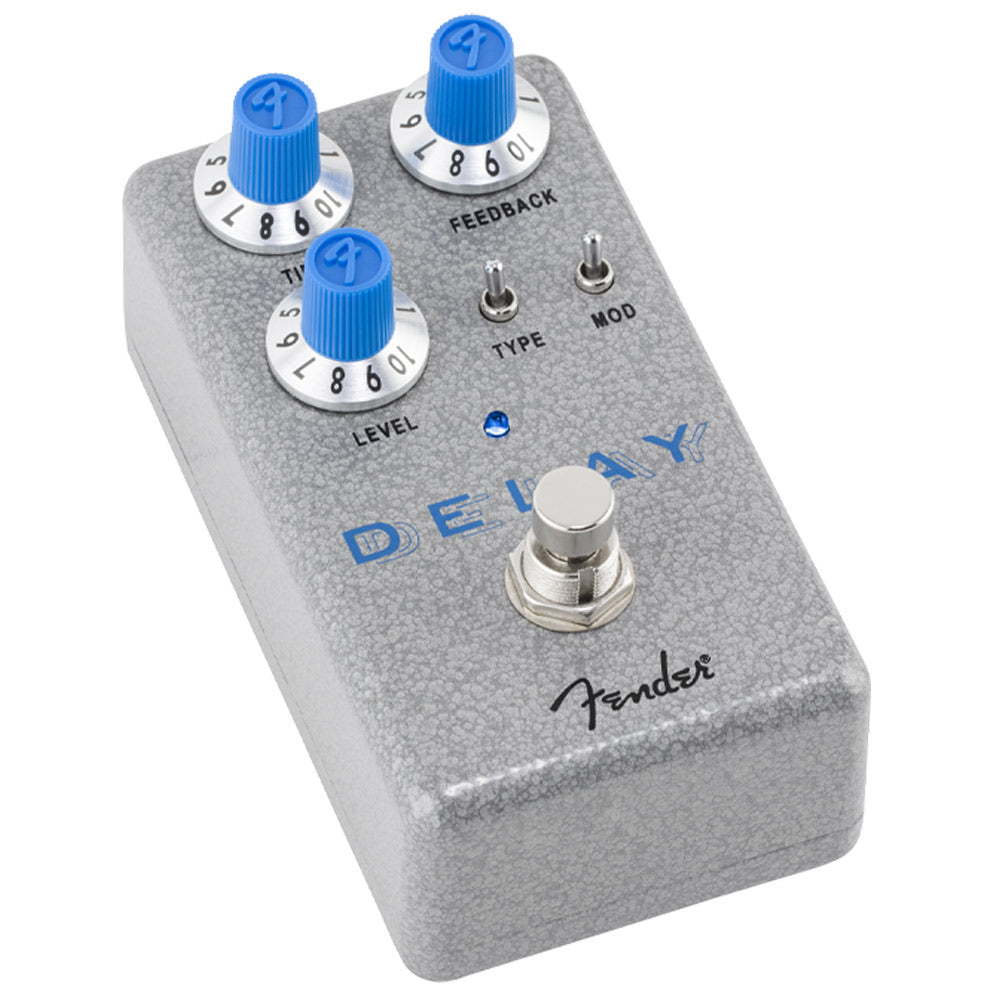 Fender Hammertone Delay Pedal Front ; Fender Hammertone Delay Pedal Top ; Fender Hammertone Delay Pedal Above