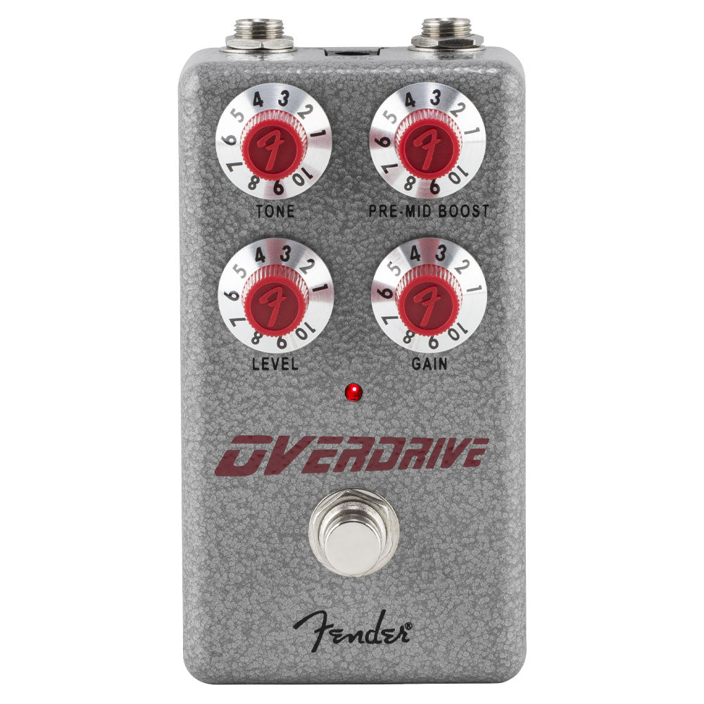 Fender Hammertone Overdrive Pedal Front ; Fender Hammertone Overdrive Pedal Top ; Fender Hammertone Overdrive Pedal Above